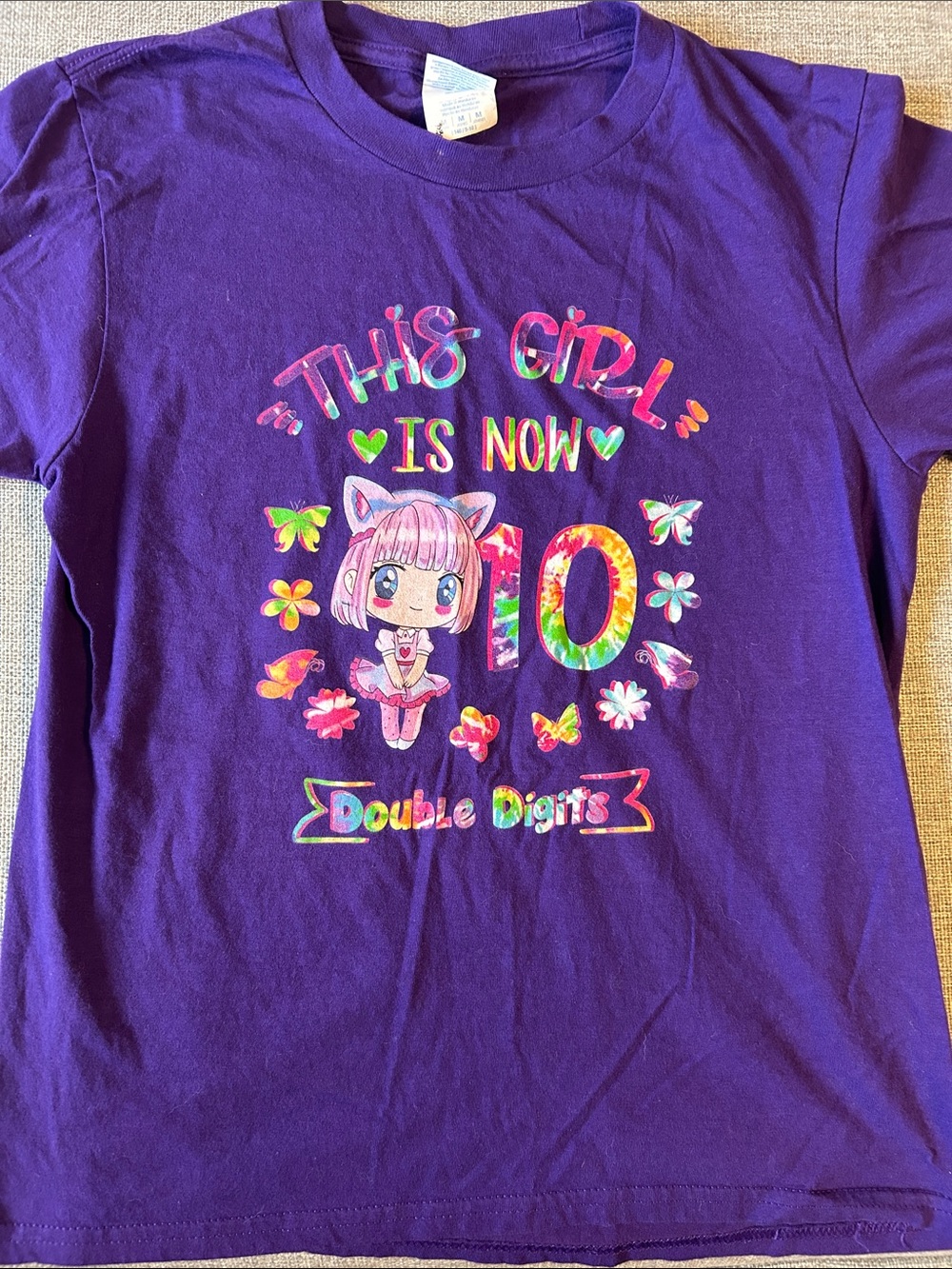 "This Girl is Now 10" Chibi Graphic Tee